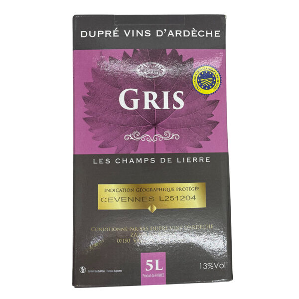 IGP Gris Grenache Ardèche Bib 5l