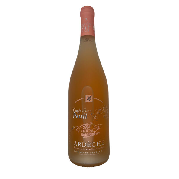 IGP Ardèche Rose cuvée nuit 75cl