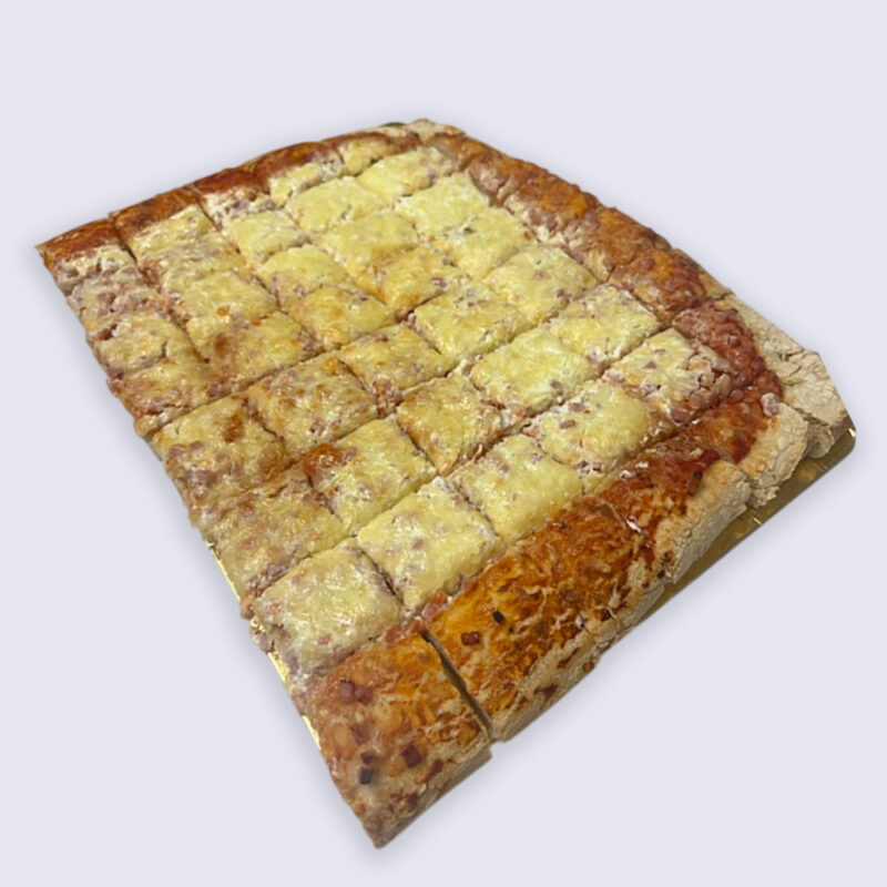 Plaque de pizza jambon / fromage - 48 ou 96 parts – Image 2