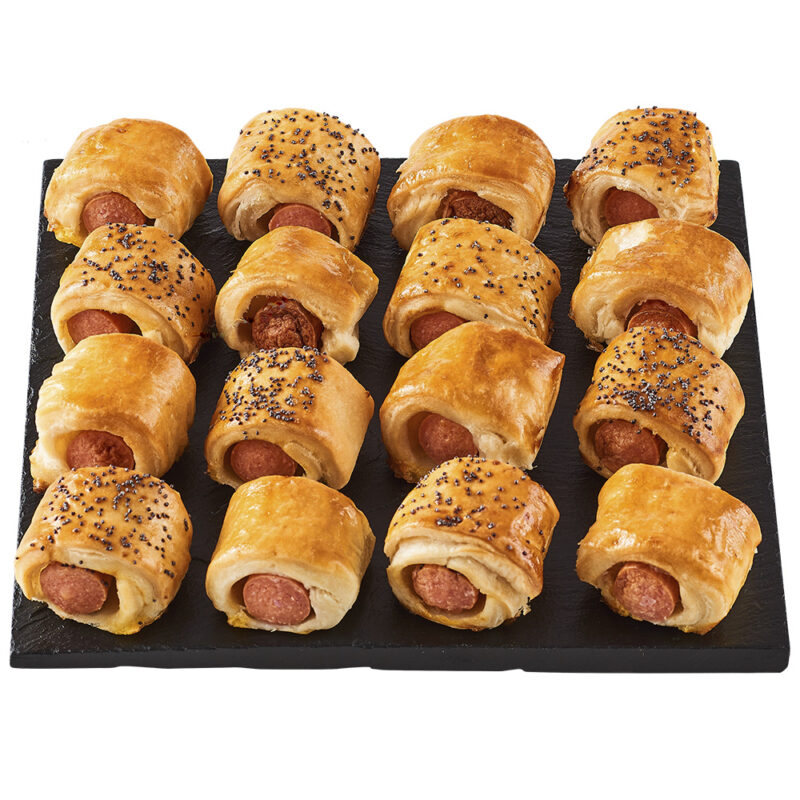 Mini feuilletés saucisses costumées - 16 pièces