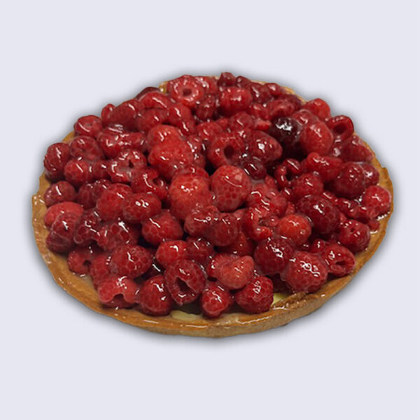 Tarte aux framboises - 6 parts