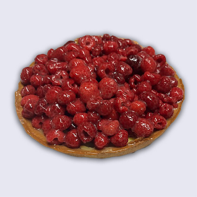 Tarte aux framboises - 6 parts